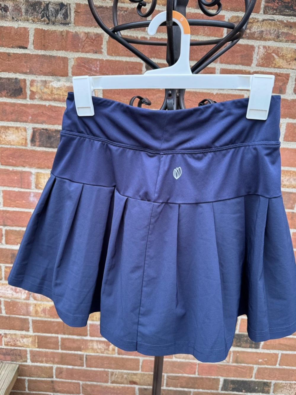 Athleta Navy Pleated Skort Athletic Tennis Skirt Shorts S